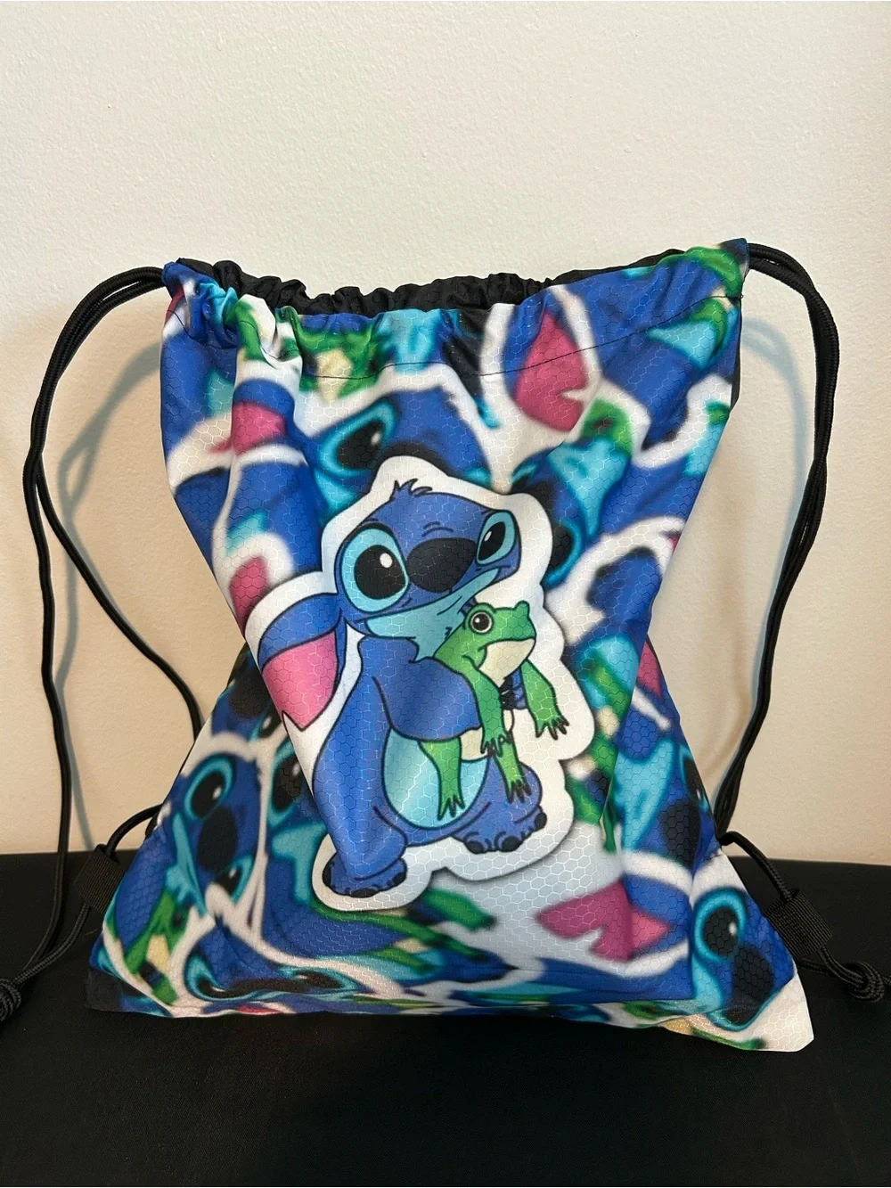 Stitch Kids Drawstring Backpack and Toy Set